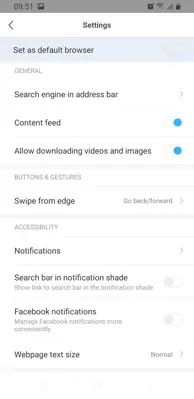 Mi Browser android App screenshot 7
